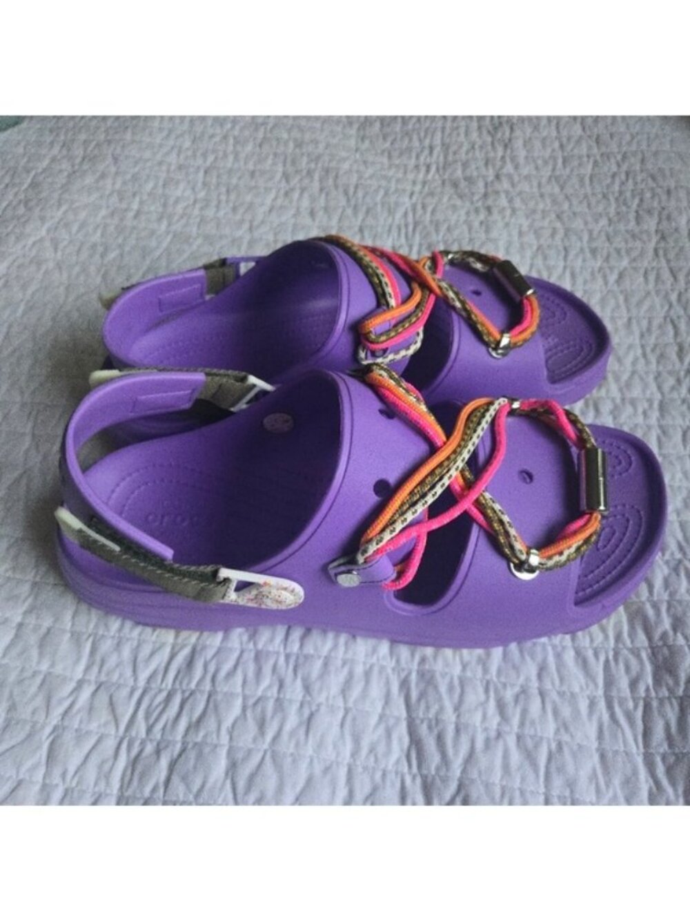 Crocs All Terrain Festival Sandals Men 12 Purple New 042026 - Picture 6 of 8